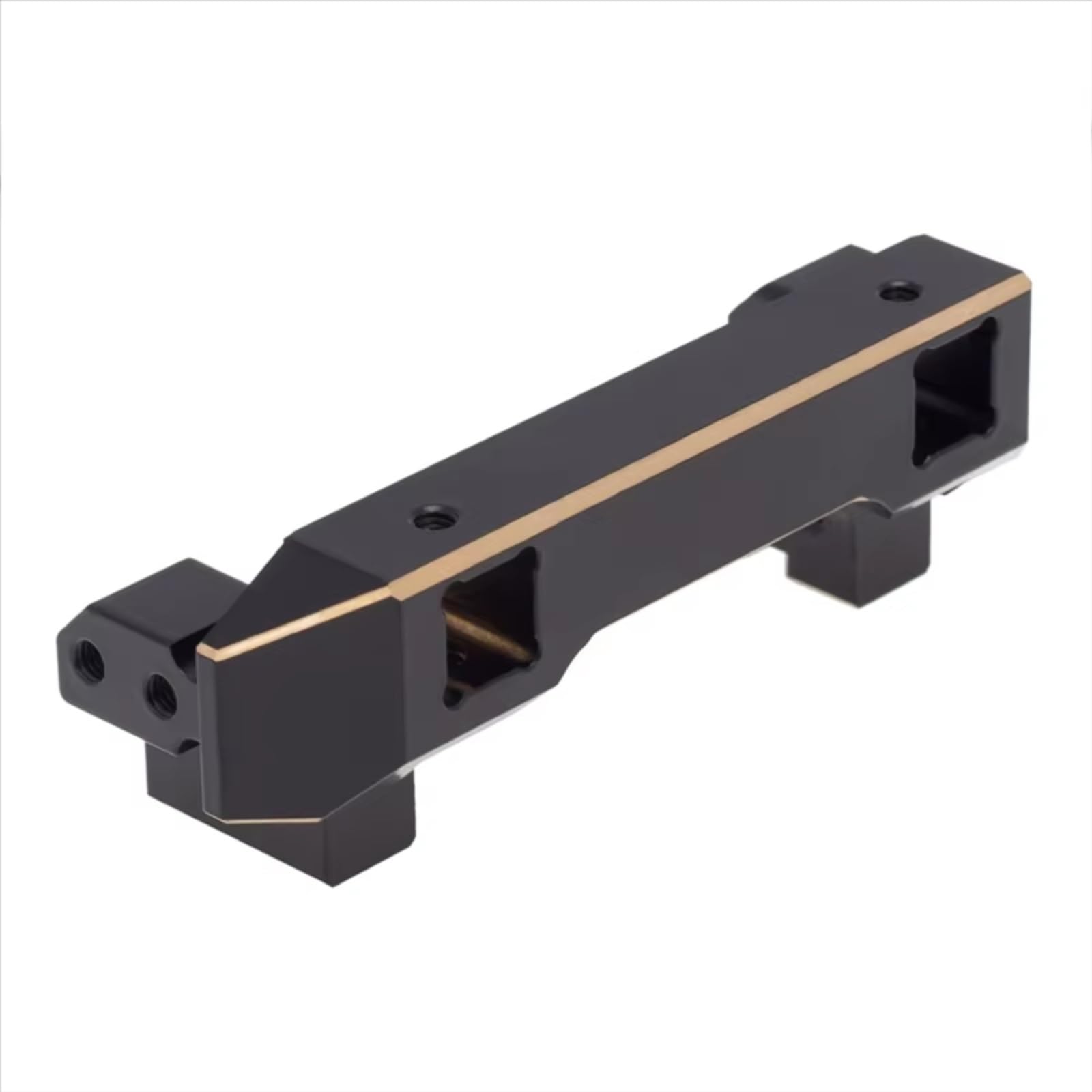 Componentes Auto RC Compatible con Traxxas para TRX-4 1/10, Trepador De Control Remoto, Piezas Mejora Coche, Accesorios, Servo Montaje Parachoques Delantero Latón