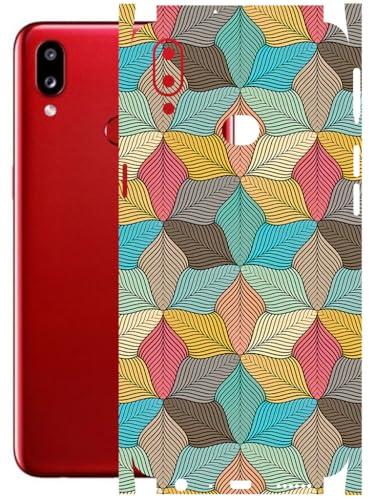 Image of AtOdds - Full Body Back Screen Guard Protector Film - Lamination Wrap Skin Sticker Compatible with Samsung Galaxy A10s | Scratchproof Matte Finish (Autumn)