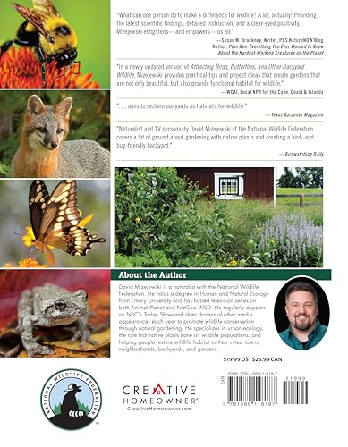 National Wildlife Federation(R): Attracting Birds, Butterflies, and Other Backyard Wildlife, Expanded Second Edition (Creative Homeowner) 17 Projects & Step-by-Step Instructions to Give Back to Nature - Image 2