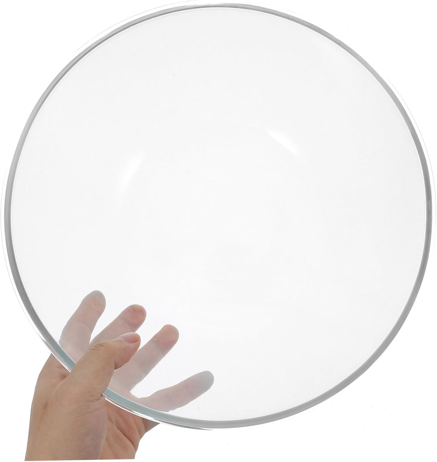 Clear Glass Mixing Bowls Heavy Duty Multi Purpose Kitchen Containers for Salad Cooking Baking Capacity Lightweight Easy to Clean Versatile Stylish Design