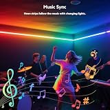 Neonowa taśma LED 5 m, 5 V RGB z IC LED, wodoszczelna, elastyczna neonowa linka świetlna z portem USB, kontrolerem, aplikacją, inteligentne sterowanie do sypialni, salonu i dekoracji na zewnątrz
