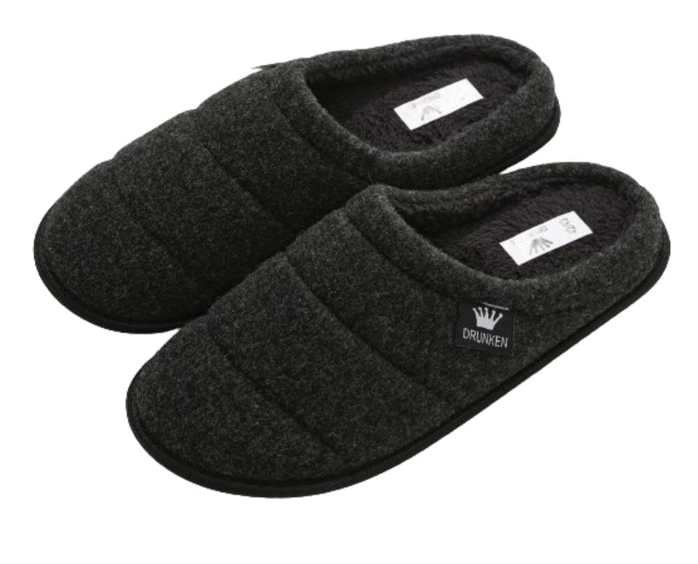 DRUNKEN Slippers For Unisex Winter Sandals Casual Flats Home Footwear Girls Sliders Flip Flops Chappals Ladies Clogs Sleeper Slides Stylish Ortho Soft Black - 10-11 Uk (B0CP2QH4NX) Amazon Price History, Amazon Price Tracker