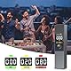 IFaca Elektronischer Alkoholtester, wiederaufladbar & tragbar, professionell, mit wiederaufladbarem Akku, LCD-Anzeige, Alkoholtester für den Heimgebrauch