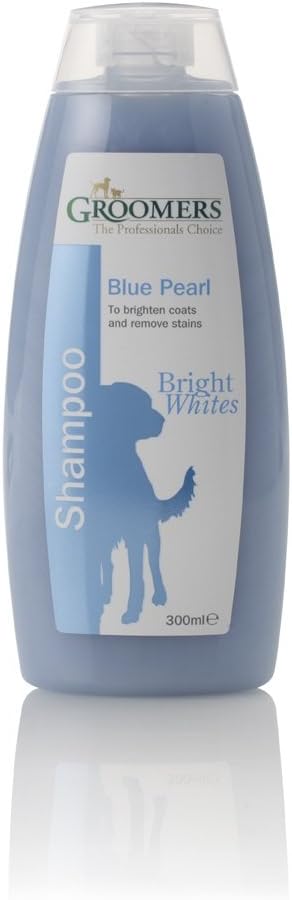 Groomers Blue Pearl Colour Enhancing Shampoo for White Coats, 300 ml