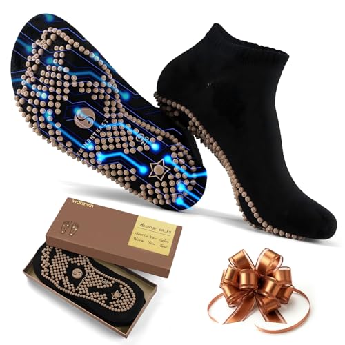 WARMVIN Acupressure Socks Reflexology Foot Massage for Women Men Acupuncture Socks with Pressure...