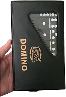 Dominó Profissional com Estojo, 12 mm, 3 Cores Disponíveis (Preto)
