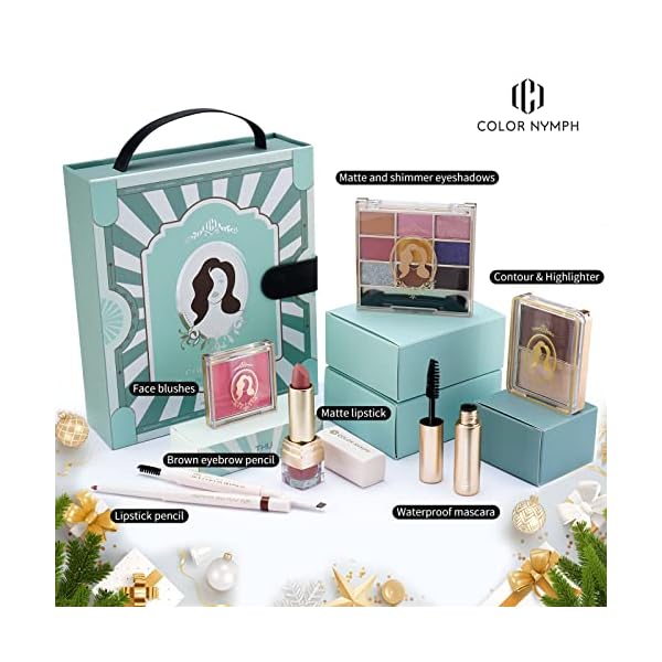 Makeup Advent Calendar 2022 Christmas Gift Makeup Set for Teens, Color