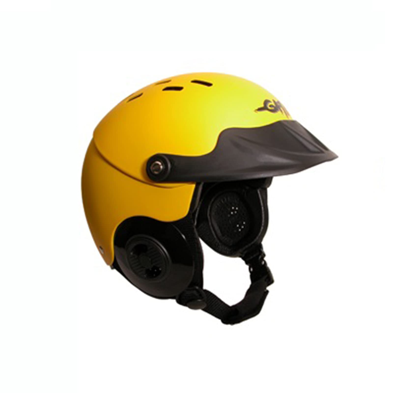 Gath Gedi Helmet with Peak - Yellow - L