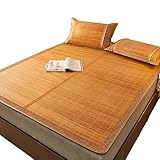 【Tappetino per dormire in bambù estivo】 Materassino per dormire in bambù naturale, liscio e delicato, fresco, traspirante, antiscivolo, resistente all'usura e durevole. Ti mantiene fresco tutta la notte e migliora la qualità del sonno nelle calde giornate estive.