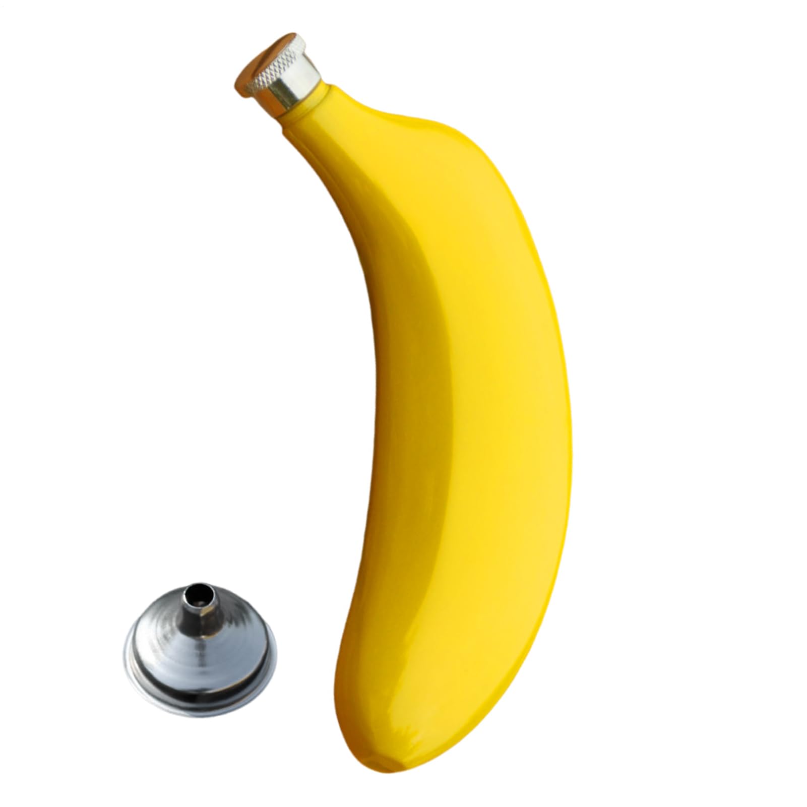 Regalo original botella portatil forma de platano para amantes del licor