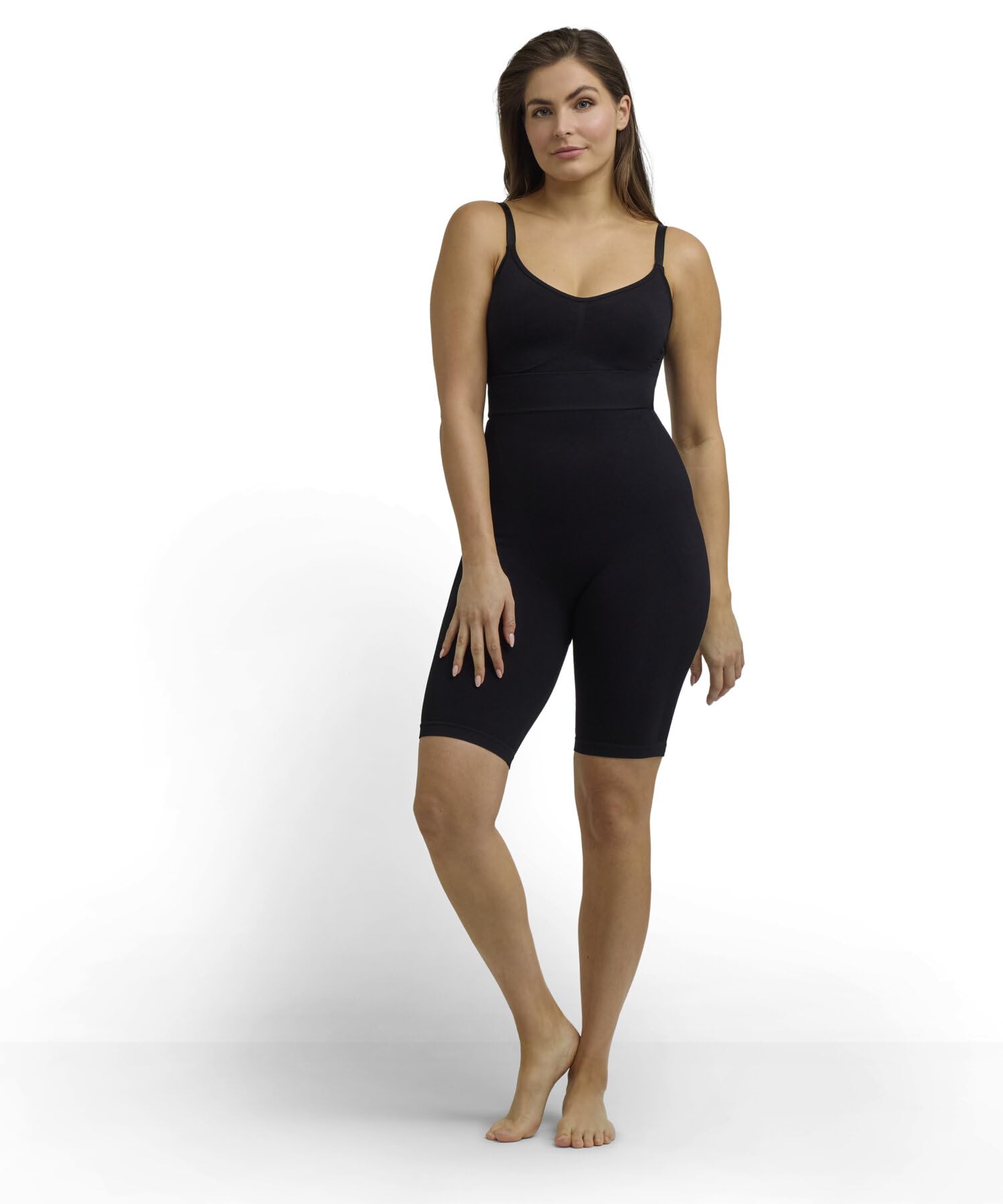 FALKE Damen Smart Support High-Waisted Shapewear-Unterhose atmungsaktives schnelltrocknendes Funktionsmaterial Shorts nahtlos und figurformend an Hüfte, Taille und Oberschenkel 1 Stück