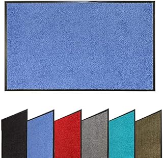 FB FunkyBuys Dirt Trapper Mat - Non Slip Mats for Indoor and Outdoor, Washable Barrier Door Mat for Front Door Carpet and Floor Mat, Absorbent Entrance Mat (Brown, 40 X 60)