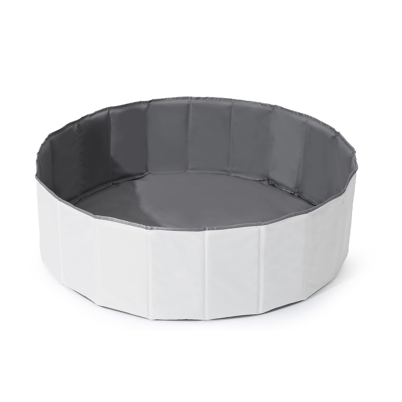 GOGOSO Foldable Ball Pit for Toddlers Large Foldable Puppy Dogs Cats Baby Infant Kids Portable Corner Ball-Pit Big Pop Up Collapsible Soft Play Tent Indoor Outdoor (Balls no Include) White