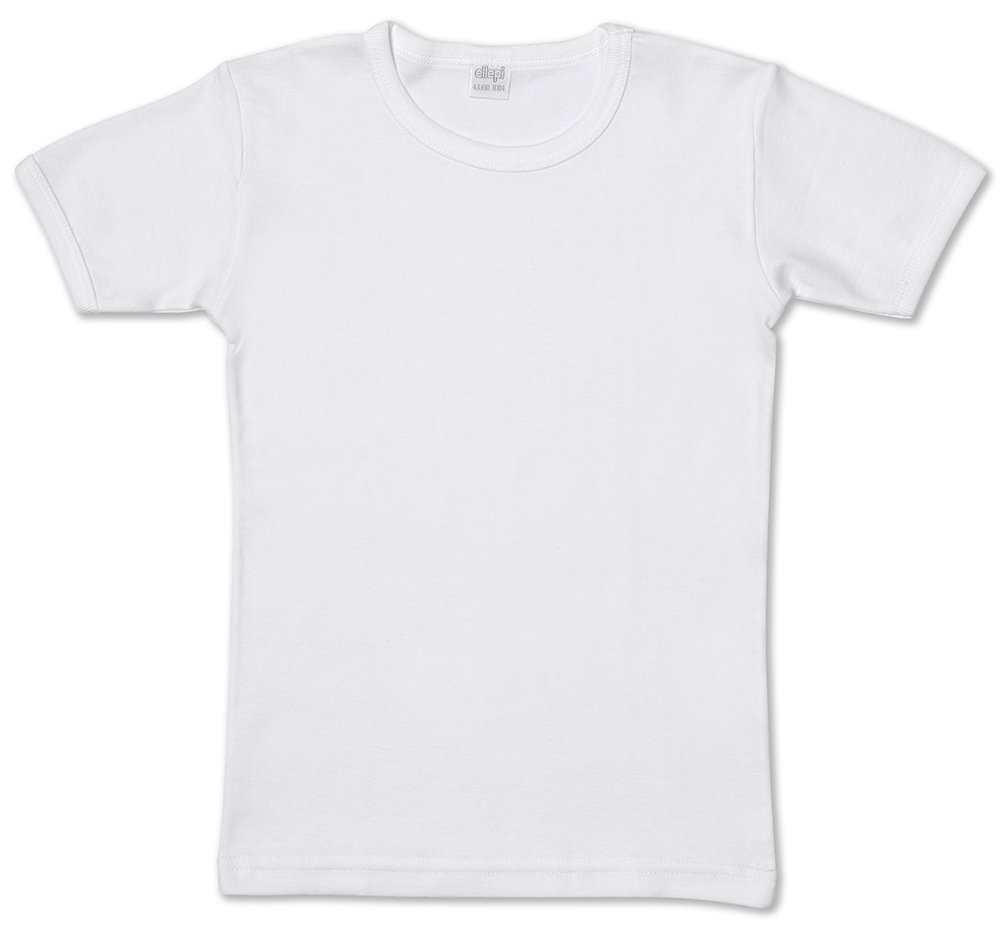 Ellepi ba649nr – Katoenen T-Shirt Halve mouw, Wit 14 Anni Wit