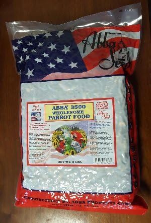ABBA 3500 Wholesome Parrot Food 5lb