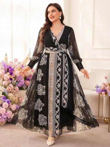 Image of TOLEEN Women's Plus Size Sequin Dress Luxurious Style Formal Cocktail Evening Party Maxi Dresses