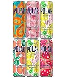 BAY AREA MARKETPLACE Polar Seltzer Summer Variety Pack,12 oz. can (Pack of 6)