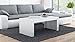Produktbild Couchtisch Wohnzimmertisch Coffe Table TESS (weiß matt/weiß Hochglanz)