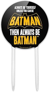 Acrylic Batman Be Batman Cake Topper Party Decoration for Wedding Anniversary Birthday Graduation