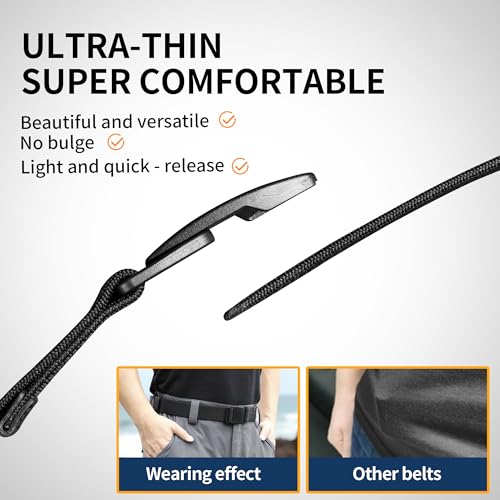 Quick-Release Buckle Nylon Canvas Breathable Military Tactical Men Waist Belt with Plastic Buckle for Teens3