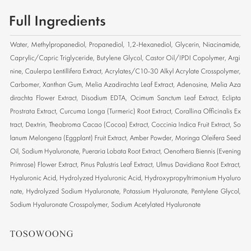 TOSOWOONG Green Caviar Pore Ampoule With 2,500ppm Green Caviar, Niacinamide, Hydrating, Korean Skin Care, 33ml, 1.11 fl.oz. - Image 5