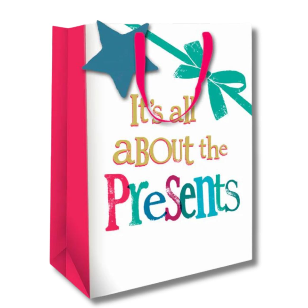 Brightside Unisex Gift Bag, Perfect for Birthdays, and other Celebrations, Brightside Gift Bag for Him and Her, Officially Licenced and Responsibly Resourced, Size 33 x 26 x 13.5 cm, Multi-Coloured