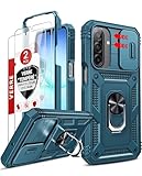 LeYi Coque pour Samsung Galaxy A17 / A26 5G avec 2*Verre Trempé+Anneau Support, Full Prote...