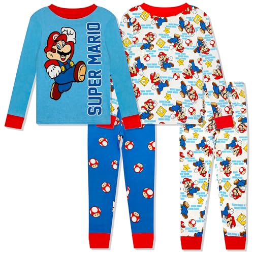 Mario 4-Piece Kids Pajama Set