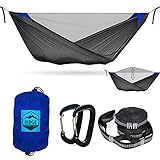 Camping Hammock with Mosquito Net- Pinnacle 180 11 ft Ultralight Hammock Tent with Bug Netting,...
