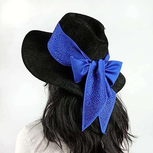 SP Sophia Collection Fashion Scarf Multipurpose - Rhinestone Polyester Ribbon Headband Neckerchief4