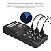 Multi Port USB Charger, Merkmak 12-Port 60W/12A Desktop USB Charging Station for iPhone 12, iPhone 11, iPhone XS, iPhone X, iPhone XR, Samsung Galaxy S9 and USB-Powered Devices