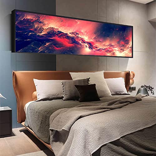 Art moderne affiches et impressions nuage rouge pour grand mur