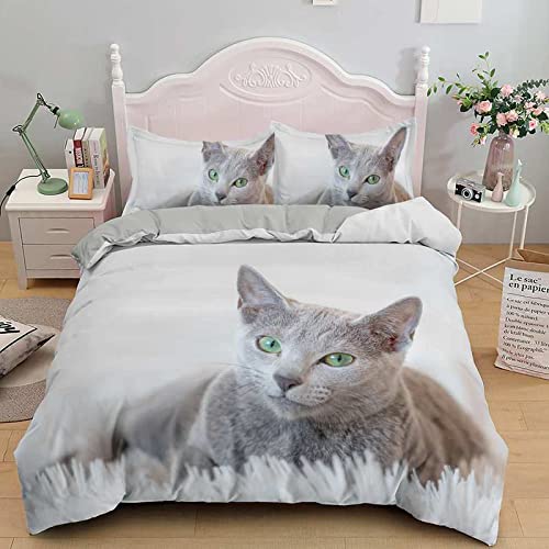 �z�c�J�o�[ �V���O�� 3D �V���o�[���V�A���u���[�L �_�� �|���z�c�J�o�[ �V���O�� �ɍ׃}�C�N���t�@�C�o�[ �V���O���z�c�Z�b�g + 2 ���J�o�[ 43x63cm �����z�c�J�o�[ �V���O�� �� - 150x210 cm