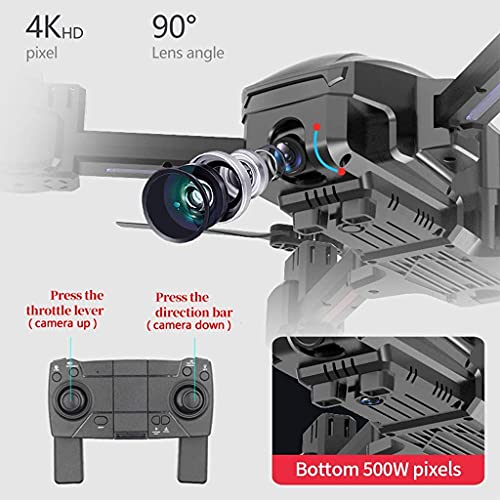 Ficha técnica 4K HD Dual Camera FPV Foldable Drone for Adults RC Quadcopter 5G Live Video Altitude Hold Headless Mode Gesture Control Photographing Path Flight 3D Flips - Fernando Cortés