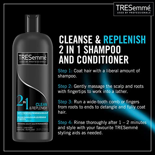 TRESemme Cleanse & Replenish 2 em 1 Shampoo Plus Condicionador - 800 ml