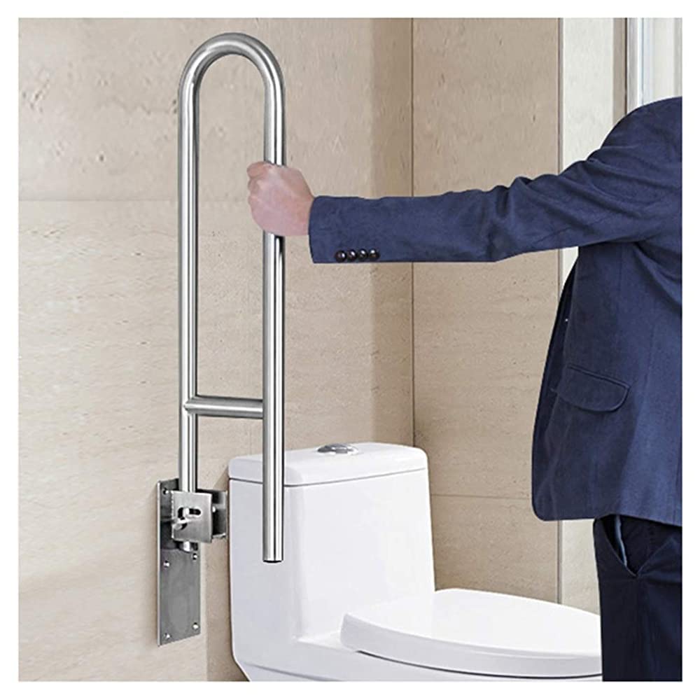 Barras de Apoyo para baño, pasamanos de Seguridad, pasamanos Plegables para discapacitados, pasamanos para Inodoro y Ducha, asa de Soporte de Pared para bañera para Personas mayore