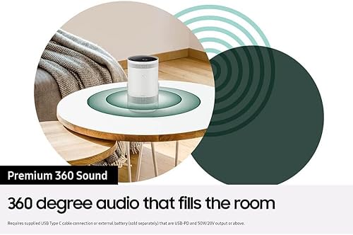 Miniatura 7 de SAMSUNG Proyector portátil inteligente Freestyle FHD HDR de 30 a 100 pulgadas para interiores y exteriores experiencia de pantalla grande con sonido