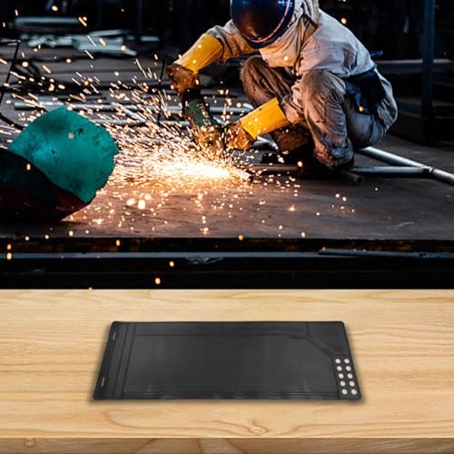Vibsky Alfombrilla de goma antideslizante con puntos para reparación electrónica, soldadura y proyectos de bricolaje, alfombrilla de mantenimiento a prueba de aceite, 420 x 265 x 4,5 mm