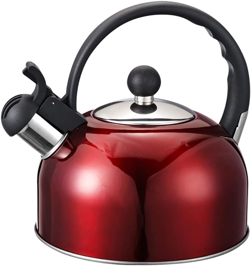Whistling Tea Kettle Tea Kettle Stovetop 304 Stainless Steel 2L Camping Home Whistle Teapot Cooking Tools Kitchen Teapots