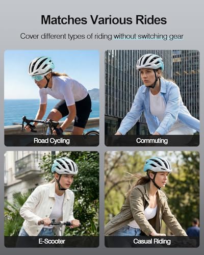 Odoland Adult Bike Helmet for Men & Women, Super Ventilation for Commuting - image 6