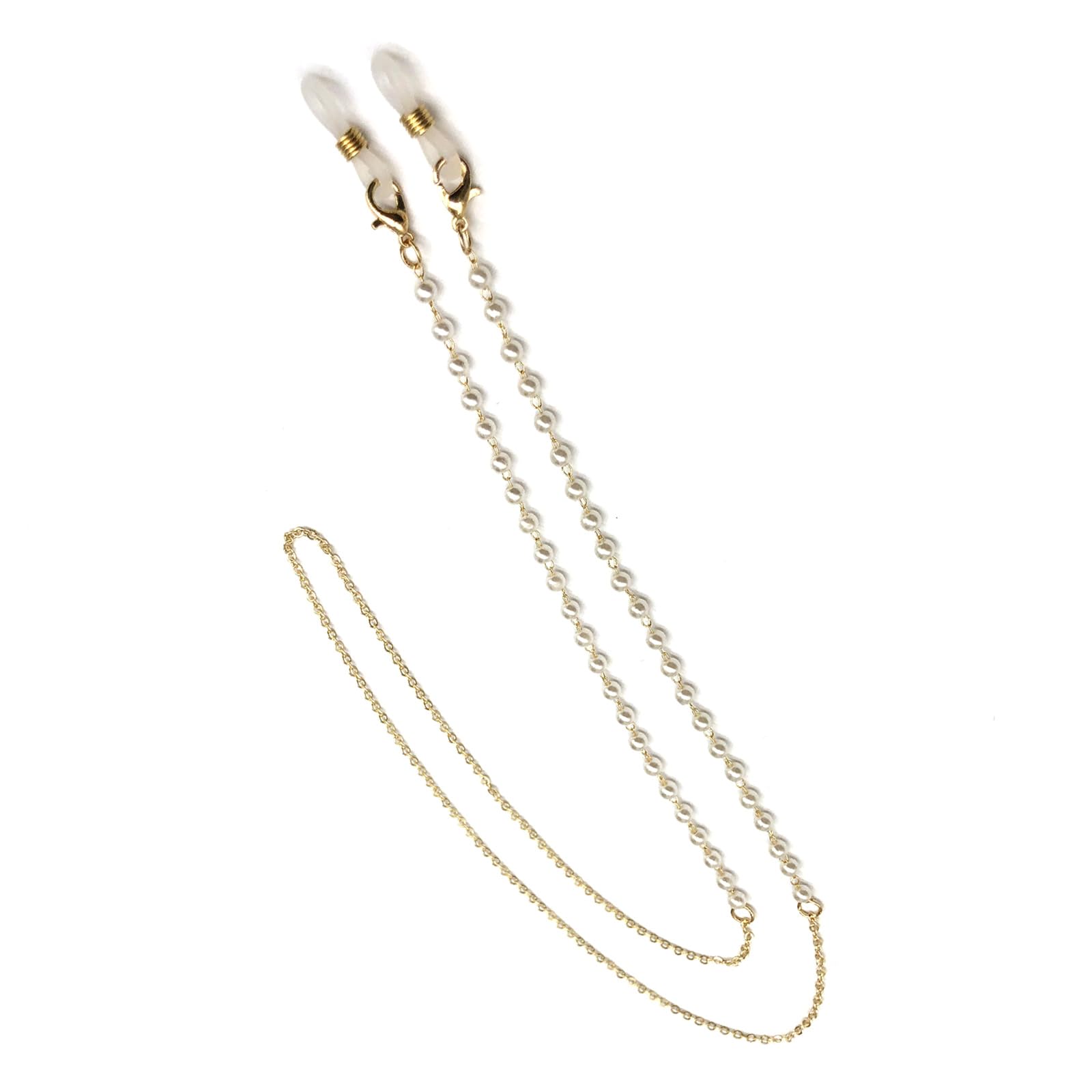 YUGSHNKFC Glasses Chain Unique Pearls for Party Photo Props Decorative Holder Fashion Accessory Glasses Chain