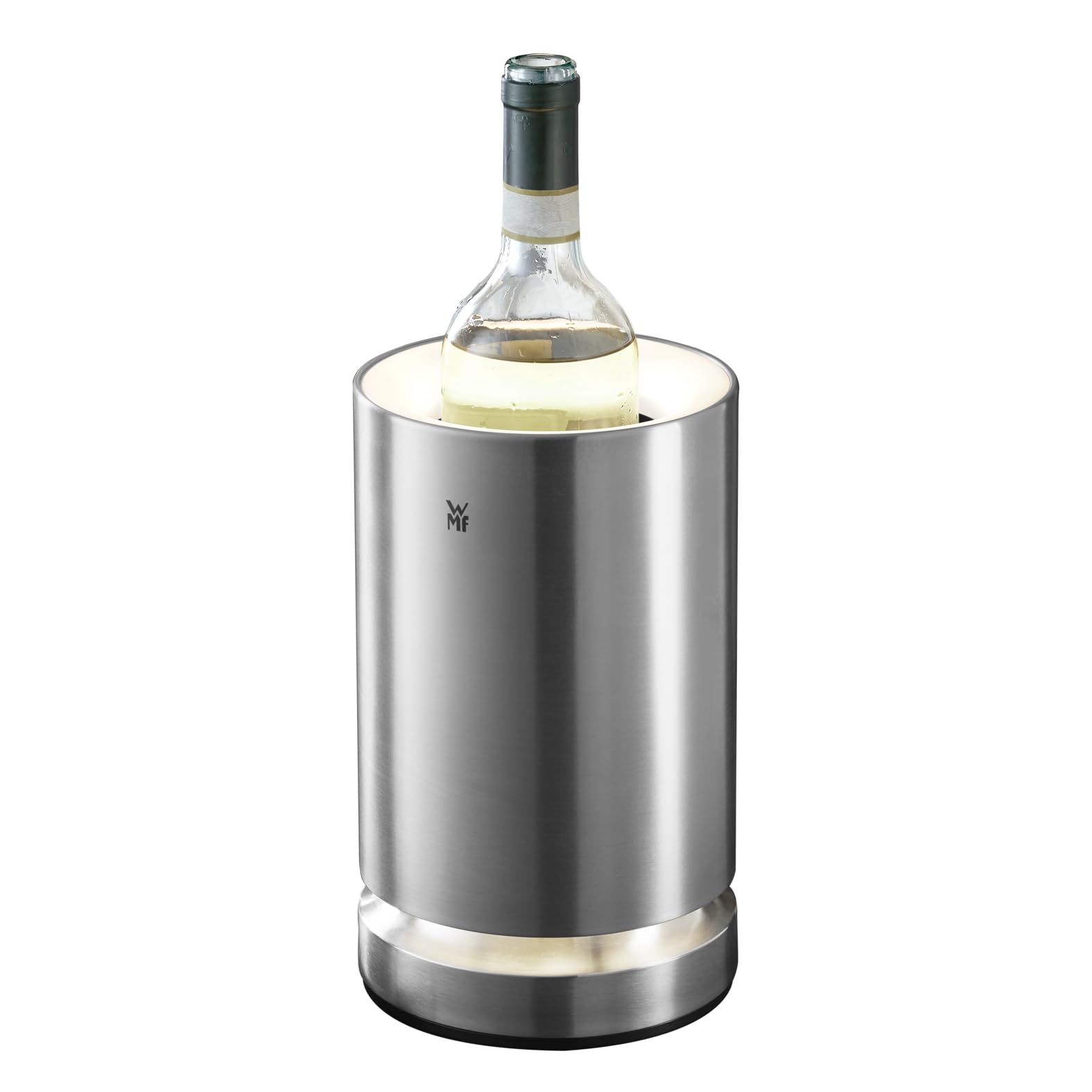 WMF Refrigeratore elettrico a temperatura ambiente, refrigeratore elettrico per champagne o vino, collare di raffreddamento, illuminazione a LED