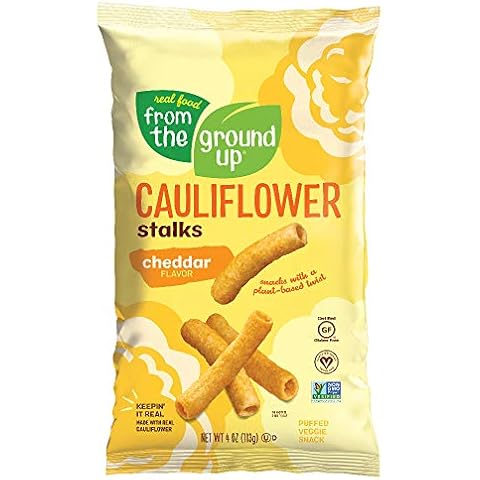 FROM THE GROUND UP Cauliflower Stalk Cheddar Stick, 4 OZ Cover