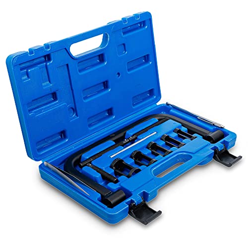 BGS 1768 | Ventilfederspanner-Satz | 16 - 30 mm | Bügelhöhe 100 mm | inkl. 5 auswechselbare Druckstücke