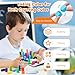 200 Pcs Black Linking Cubes for Math Counting Cubes Manipulatives Plastic Counting Block Manipulative Classroom Learning Supplies for Educational Preschool Activities Boy Girl (Black)