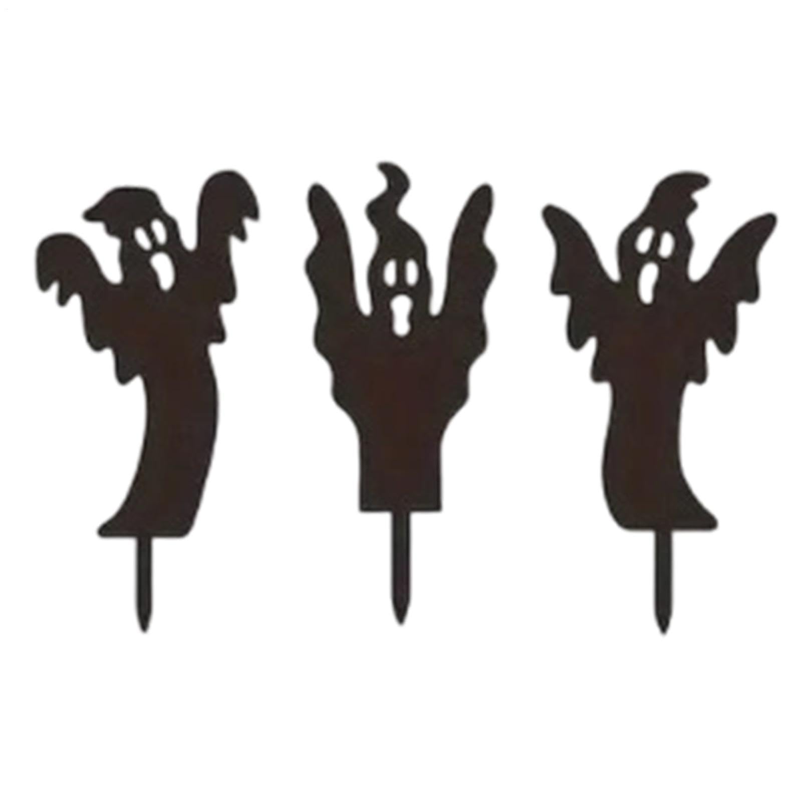 Letreros fantasma para césped y carteles fantasma de jardín exterior e interior