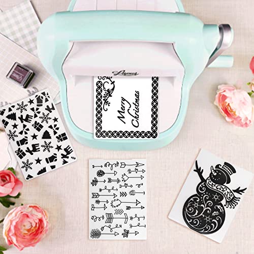 Craffancy 8 Pieces Christmas Theme Embossing Folders, Plastic Embossing Templates Craft Paper Card Making Embossing Stencil For Scrapbook Decor Card Making Diy Craft #TOP3