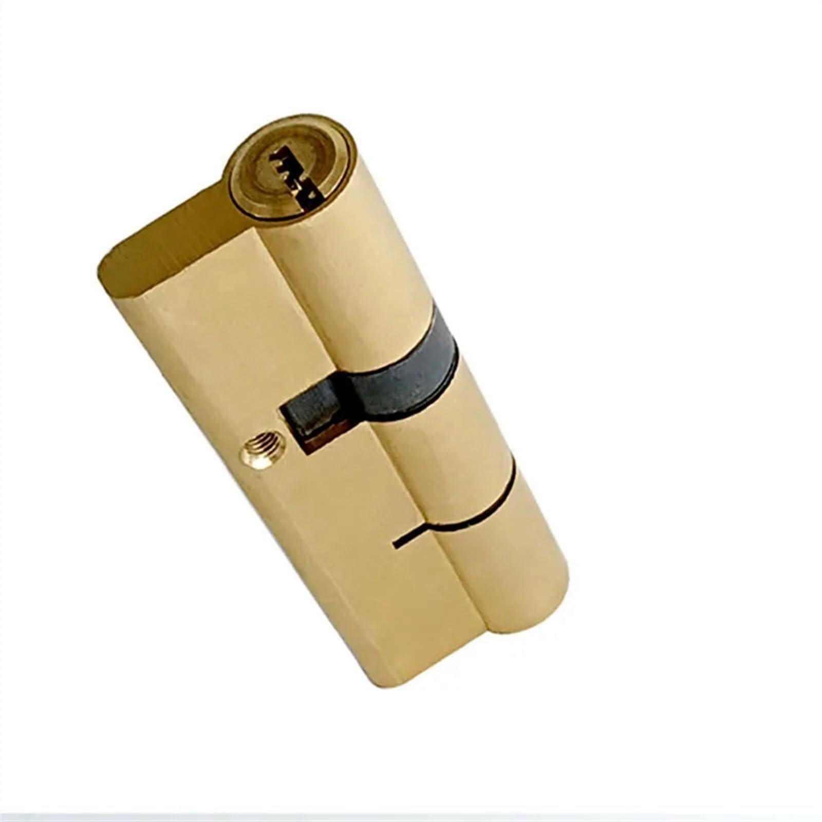 Wangshaowei 2Pcs 110(32.5X77.5) Barrel Lock Pure Copper Ab Lock Core 110Mm Cylinder Key Anti-Theft Entrance Brass Door Single Row(2Pcs 110(32.5X77.5))