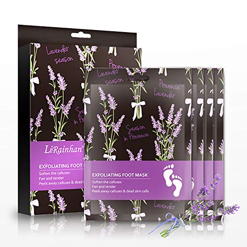 Foot Peel Mask  2 Pack, Natural Foot Care Exfoliating Treatment Repairs Cracked Heels & Calluses, Removes Dead, Dry Skin for Baby Soft Touch Feet