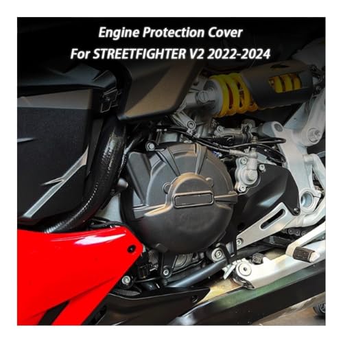 Protector de caja de motor Streetfighter V2 2022 acabado preciso 2